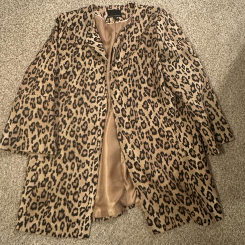 Leopard Print Coat